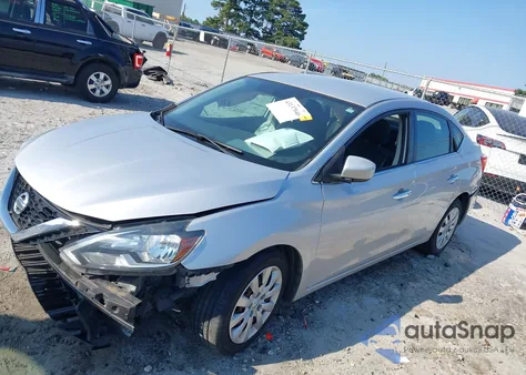 2017 Nissan Sentra S/Sv/Sr/Sl из США, поврежденный, VIN 3N1AB7APXHL665606